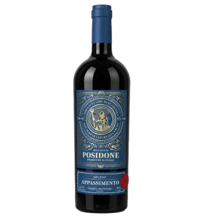 ЧЕРВЕНО ВИНО POSIDONE ORGANIC APPASSIMENTO - CORVEZZO, 750мл