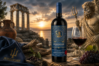ЧЕРВЕНО ВИНО POSIDONE ORGANIC APPASSIMENTO - CORVEZZO, 750мл