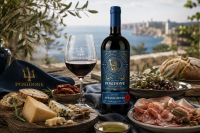 ЧЕРВЕНО ВИНО POSIDONE ORGANIC APPASSIMENTO - CORVEZZO, 750мл