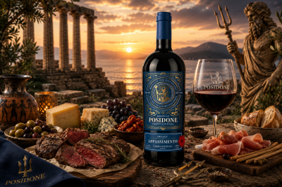 ЧЕРВЕНО ВИНО POSIDONE ORGANIC APPASSIMENTO - CORVEZZO, 750мл
