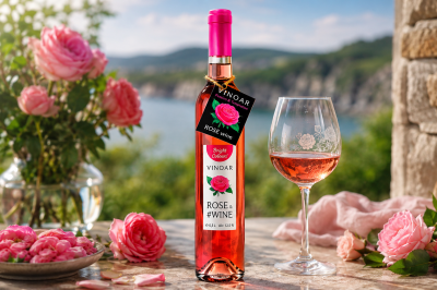 ПЛОДОВО ВИНО ОТ РОЗА - VINOAR, 500мл